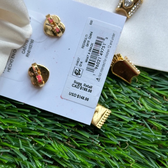 NWT Kate Spade Jewelry 🌭🍟❤️ - Picture 8 of 8